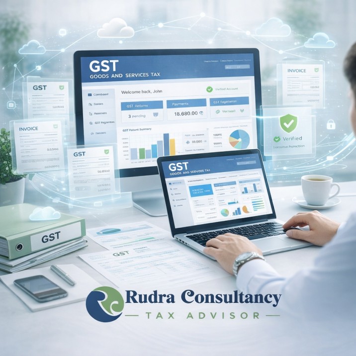 GST filing interface