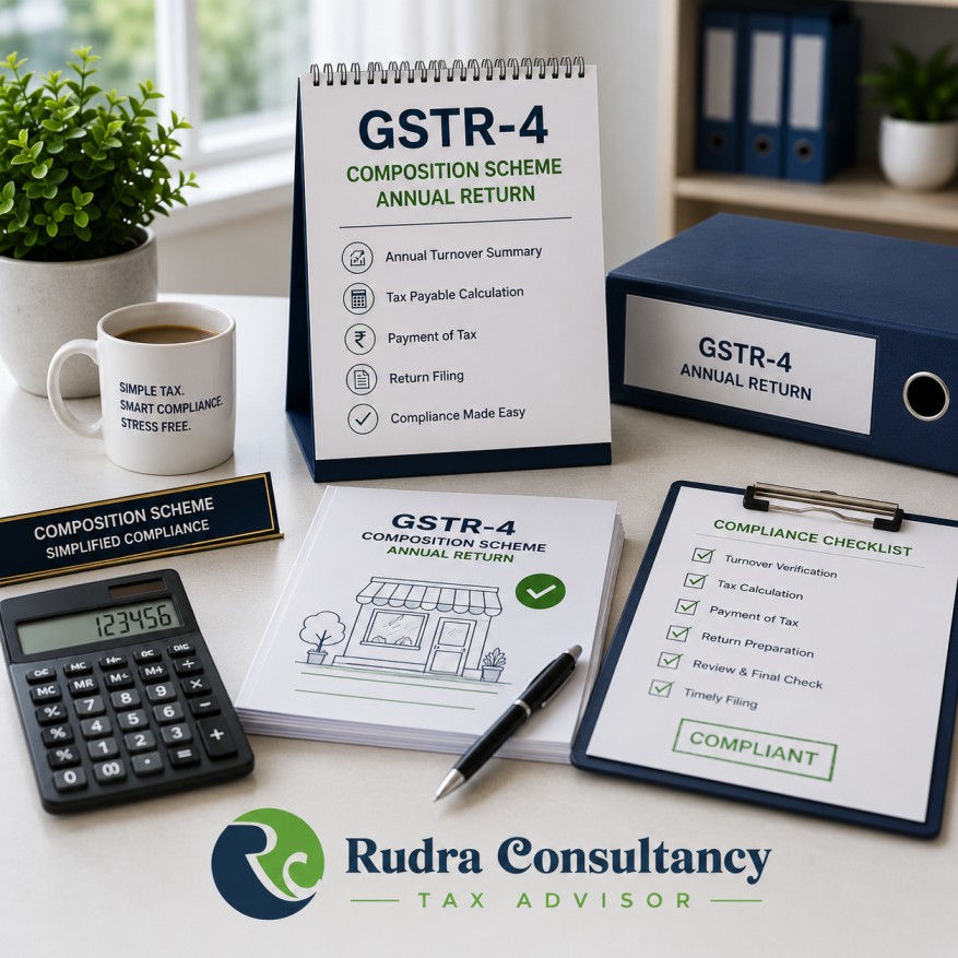 GSTR-4 Composition Scheme Annual Return Filing Services in Ahmedabad