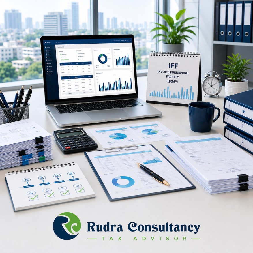 IFF Invoice Furnishing Facility (QRMP) GST Filing Workspace - Rudra Consultancy